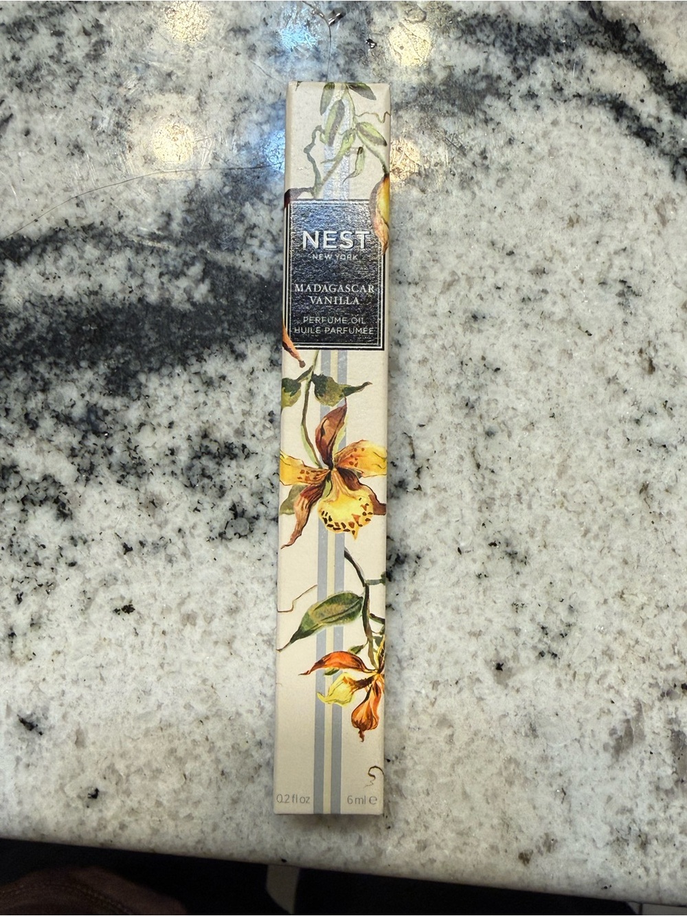 NEST Fragrances Madagascar Vanilla Perfume Oil Roller - Cream, Yellow, Green